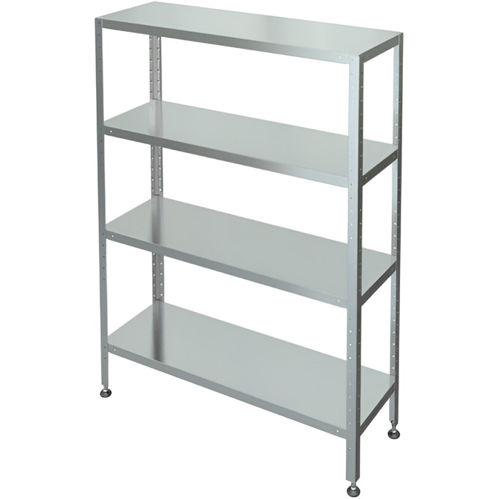 Стеллаж с 4-я сплошными полками МХМ С-4-0,5/0,6/1,6 