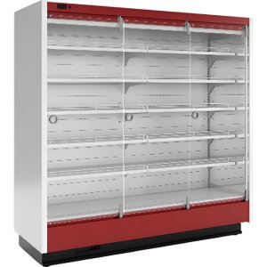 Горка холодильная МХМ Купец ВХСп-2,5 new с дверьми стеклопакет (боковины стеклопакет)