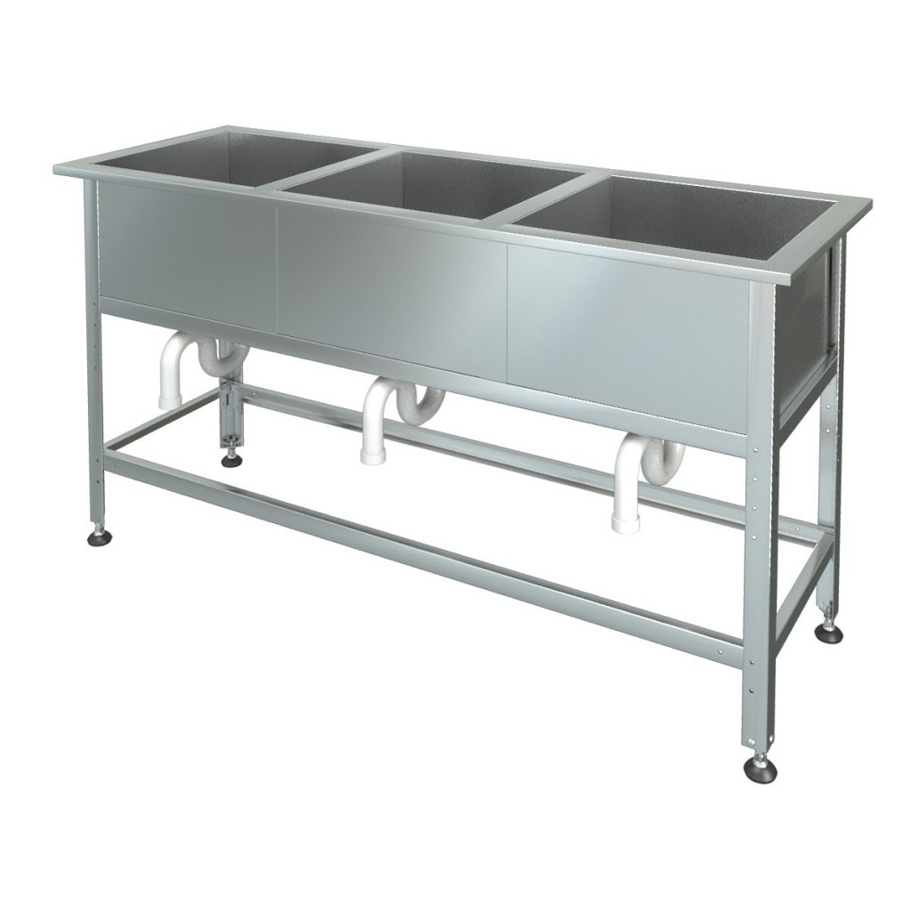 Ванна моечная МХМ М-3-0,4-0,63/1,79 (AISI 430, t=0,6)