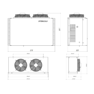 Сплит-система холодильная низкотемпературная Intercold LCM 447 PR FT - Изображение 4