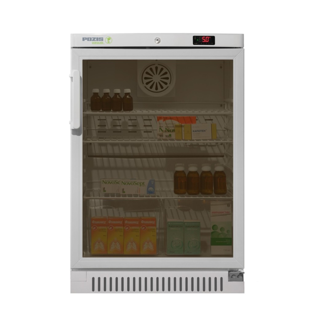 Холодильник фармацевтический Pozis ХФ-140-1 тонир. стекло