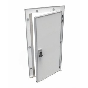 Дверь холодильная распашная одностворчатая НТ-РДО-1000*1800/120 (с металлической рамой) - Изображение 2