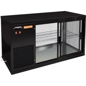 Витрина холодильная настольная HICOLD VRL 900 L Black