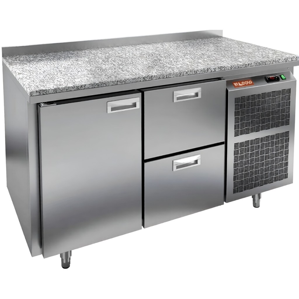 Стол холодильный среднетемпературный HiCold GN 12/TN камень