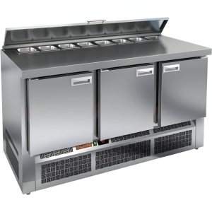 Стол холодильный для салатов HiCold SLE2-111GN (1/6) О З М с крышкой