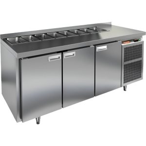 Стол холодильный для салатов HiCold SL2-111GN (1/6) без крышки