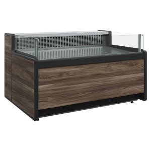 Витрина холодильная Carboma GC111 SM 1,5-2 (открытая) (1008 Темный дуб)